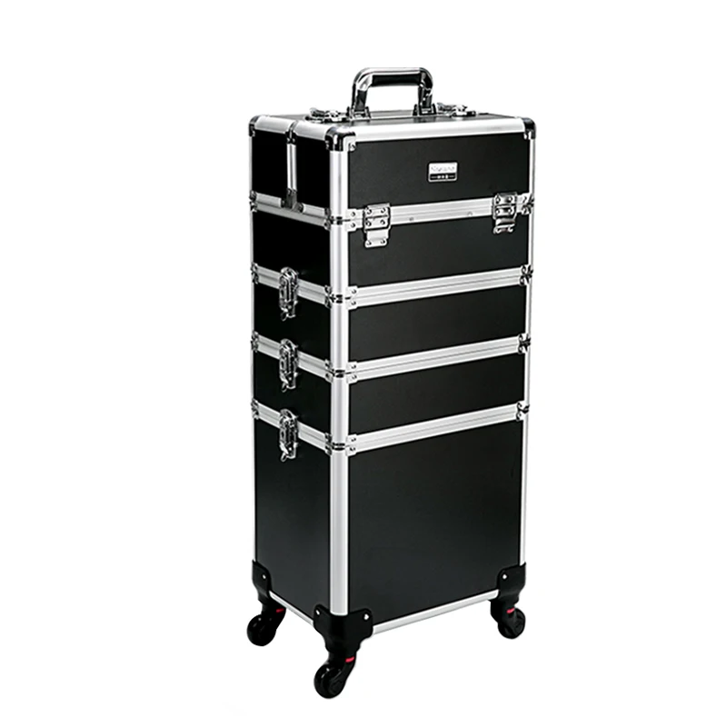 

Makeup, Embroidery, Nail, Beauty, Hair, and Makeup Professionals' Delivery Bag Storage with Trolley Travel Kit