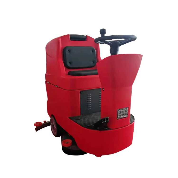 Full automatic Floor scrubber cleaning machine large driving type sweeping equipment for sale