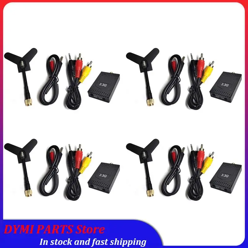 Global Sale-4X 3.3G FPV VRX Kit 8CH FPV مستقبل الفيديو لطائرة السباق بدون طيار FPV RC