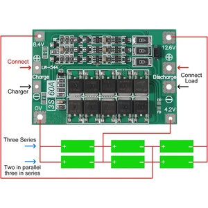 3S 4S 40A 60A LI-IONリチウムバッテリー充電器保護ボード18650 BMS DRILL MOTOR 11.1V 12.6V/14.8V 16.8Vバランスの強化 10ベストセールス12V UPS回路-3