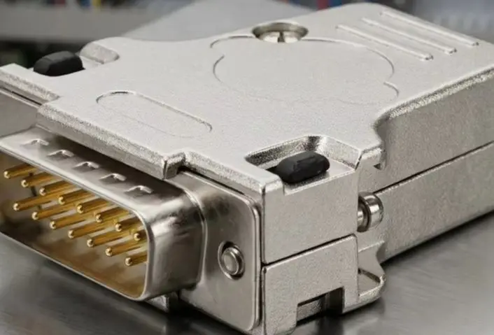 Zinc Alloy DB25 Top Exit Metal Housing With Male Connector For Industrial Automation Instrumentation Control System D Sub Serial