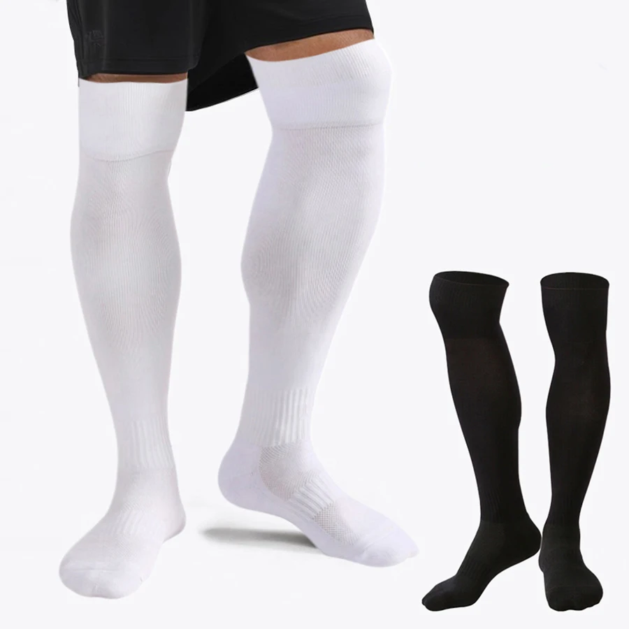 Over Knee High Long Athletic Non Slip Grip Socks for Men and Women Football Basketball Baseball Rugby Soccer