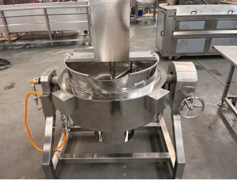 Industrial gas/steam/electric Marmita cooking pot for jam jacket kettles with mixer