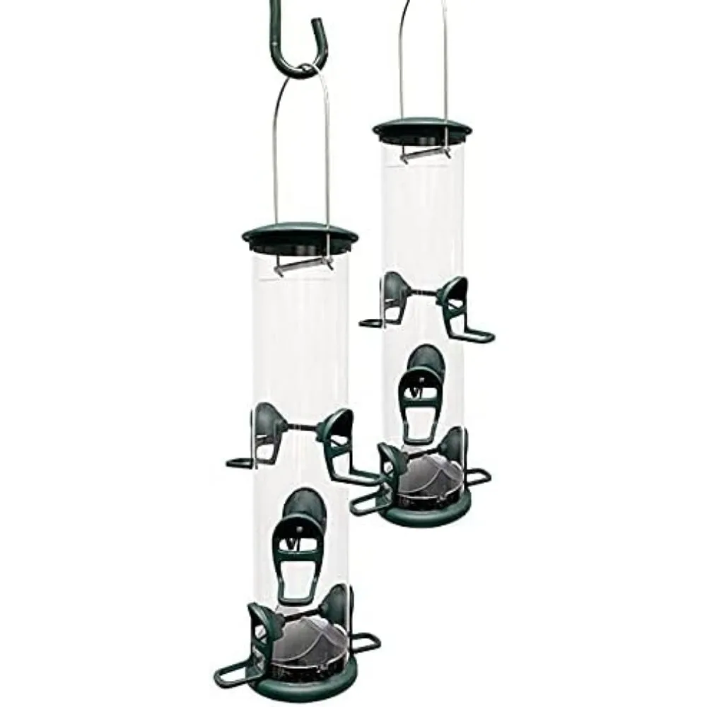 

Inc Big Tube Wild Bird Feeders, Spruce, Pack of 2, Green, 421