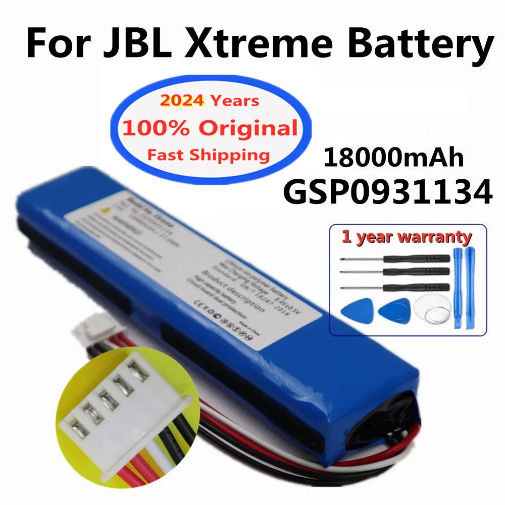 2024 Years GSP0931134 18000mAh Original Player Speaker Battery For JBL Xtreme 1 Xtreme1 Special Edition Bluetooth Audio Bateria