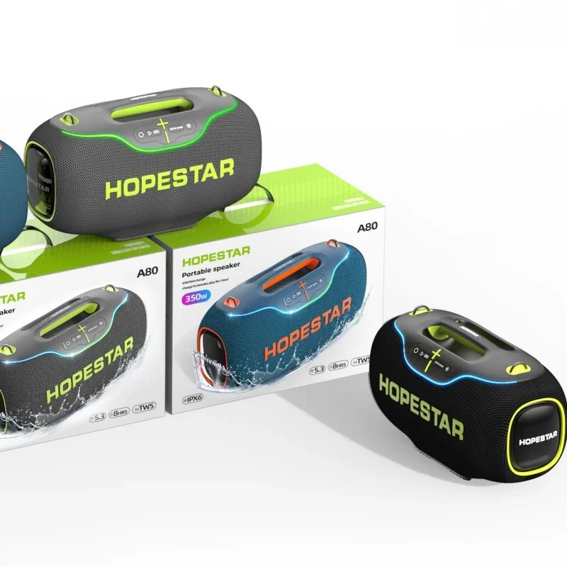 Hopestar A80 Professional Speaker Outdoor Wireless Bass Subwoofer