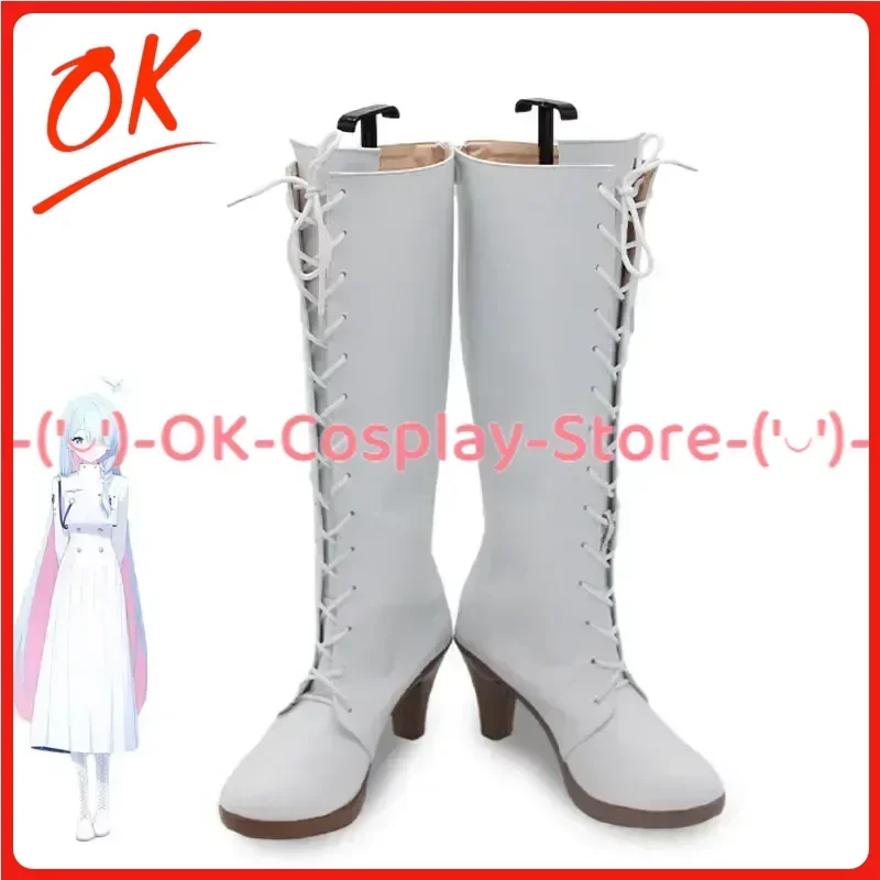 

[Индивидуальные] Game Blue Archive Student Union President Обувь для косплея Аниме Опора для ролевых игр Хэллоуин Вечеринка Сапоги из искусственной кожи