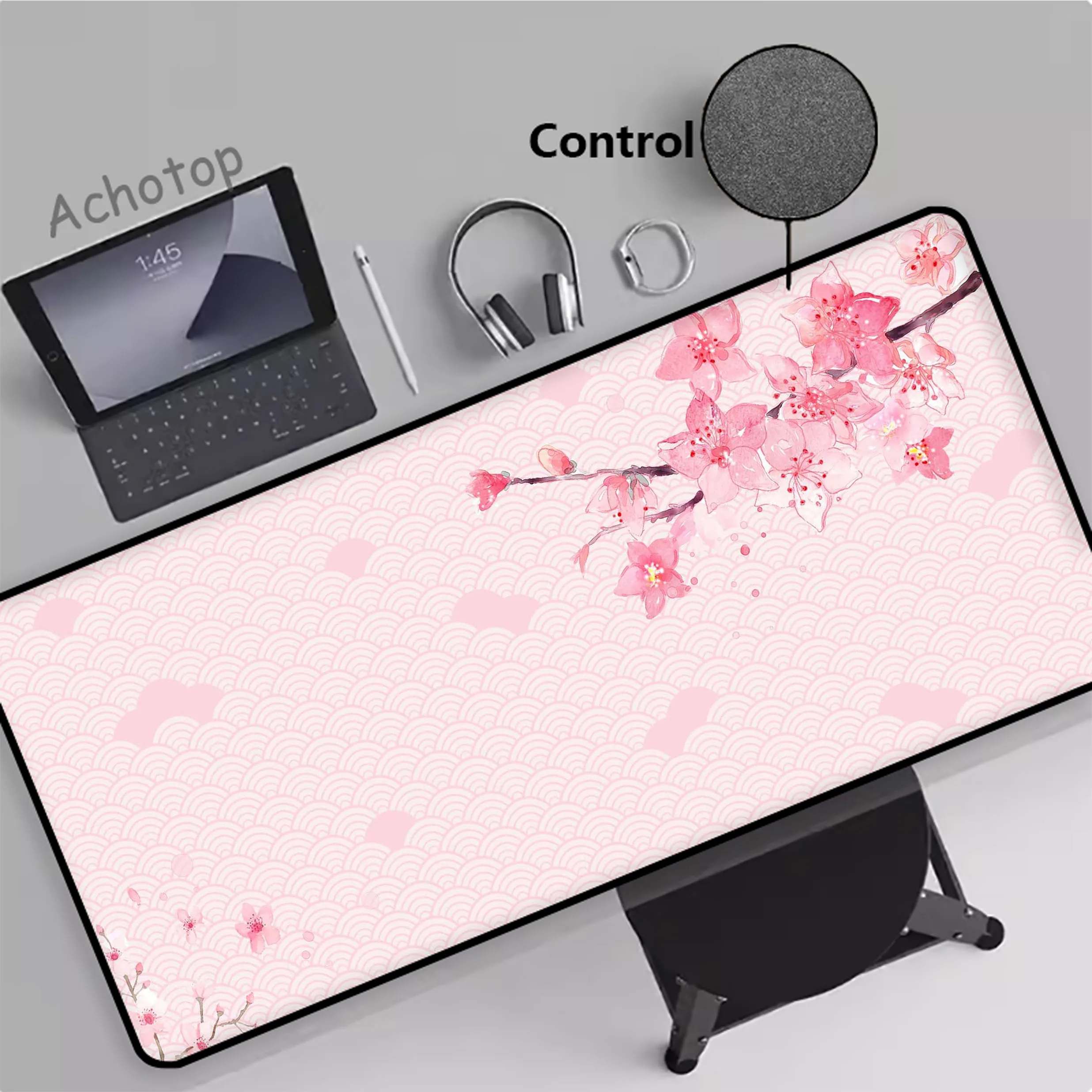 Japanese Pink Sakura Control Gaming Mousepad Gamer Mousemat Mouse Mat Desk Pad XXL Mouse Pad Keyboard Mat Pc Tapis de Souris