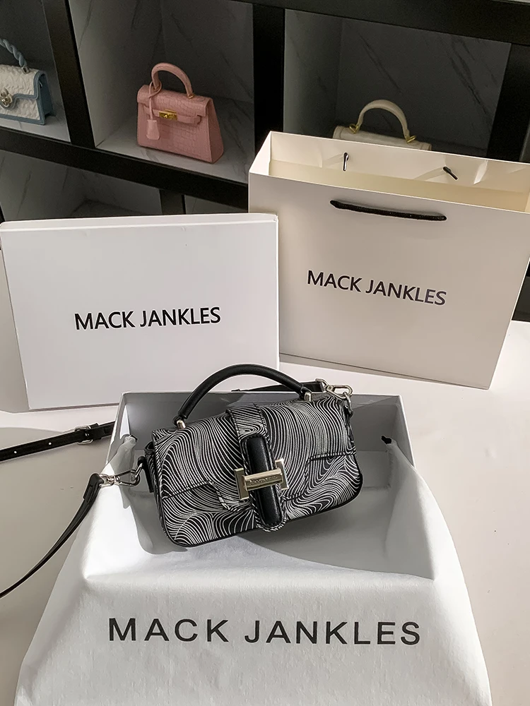 

Ma Jankl Faionable квадратная сумка с принтом зебры, женская сумка через плечо, пригородная сумка Sli Briti Sle из искусственной кожи