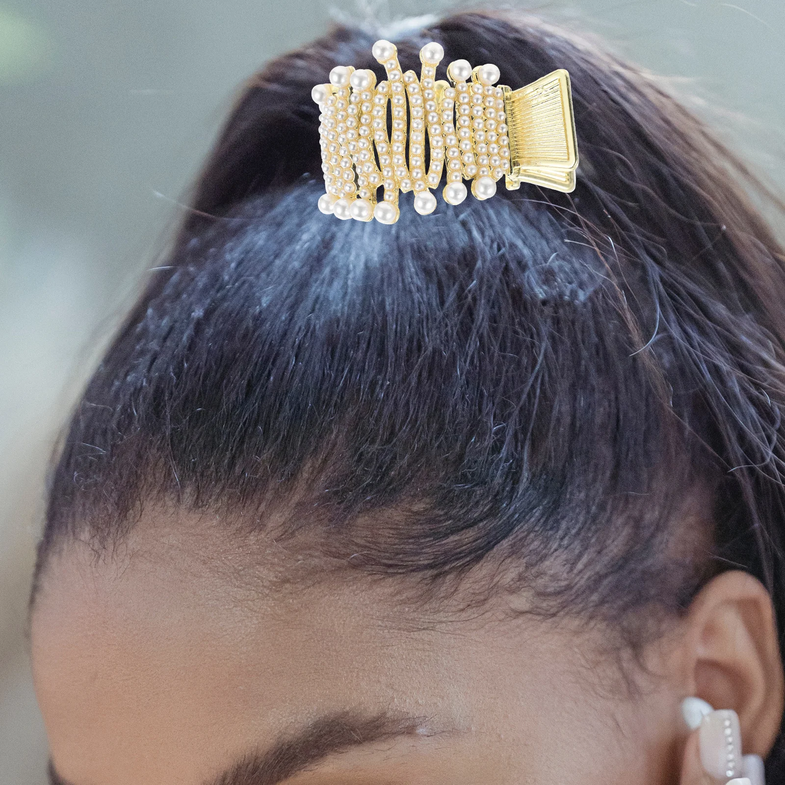 

Pearl Accessories for Women -made Jaw Claw Small Snowflake Claw Clip Medium Decorative Hair Clip for Girls Hair