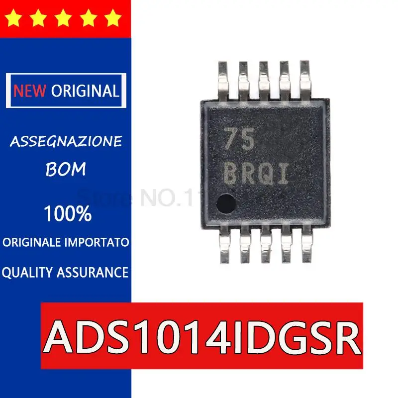 New and original, spot ADS1115 IDGSR BOGI 1015 BRPI 1013 1014 1113 1118  MSOP10 Adc chip,Encapsulation MSOP - 10