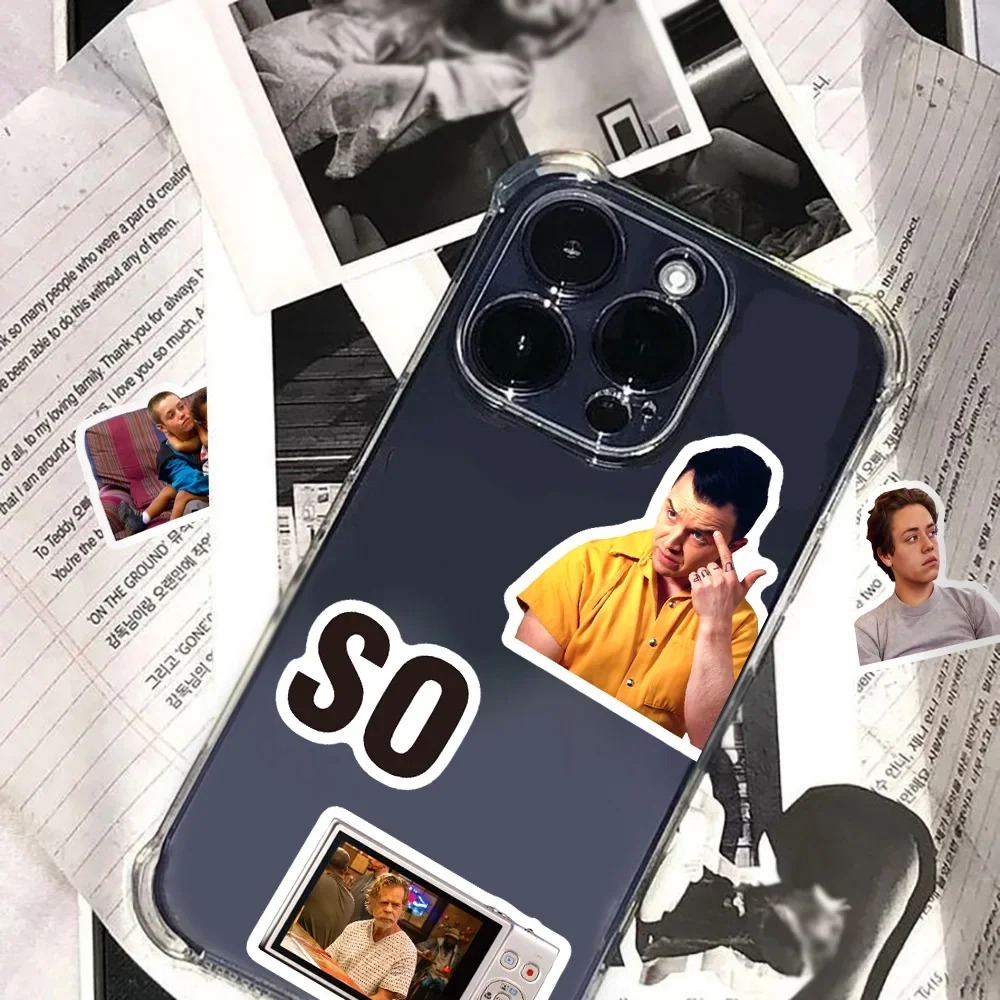 58-teiliges Shameless TV-Show Aufkleber-Set Coole DIY Graffiti-Dekoration für Wasserflaschen Gitarre Gepäck Skateboard Wasserfeste Aufkleber Kinderspielzeug Geschenk