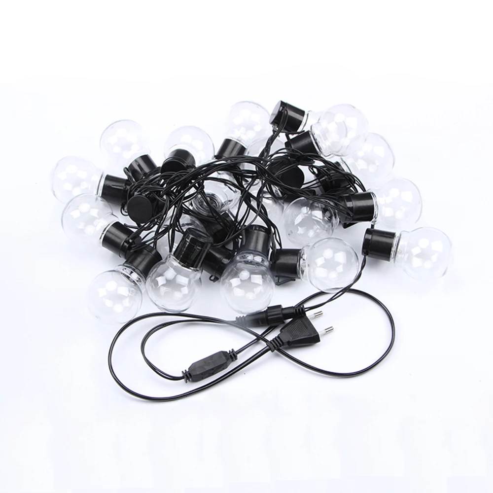 Guirnalda de luces Led de Navidad, bombillas de hadas para exteriores, decoración para el hogar, boda, jardín, fiesta, 6/16M