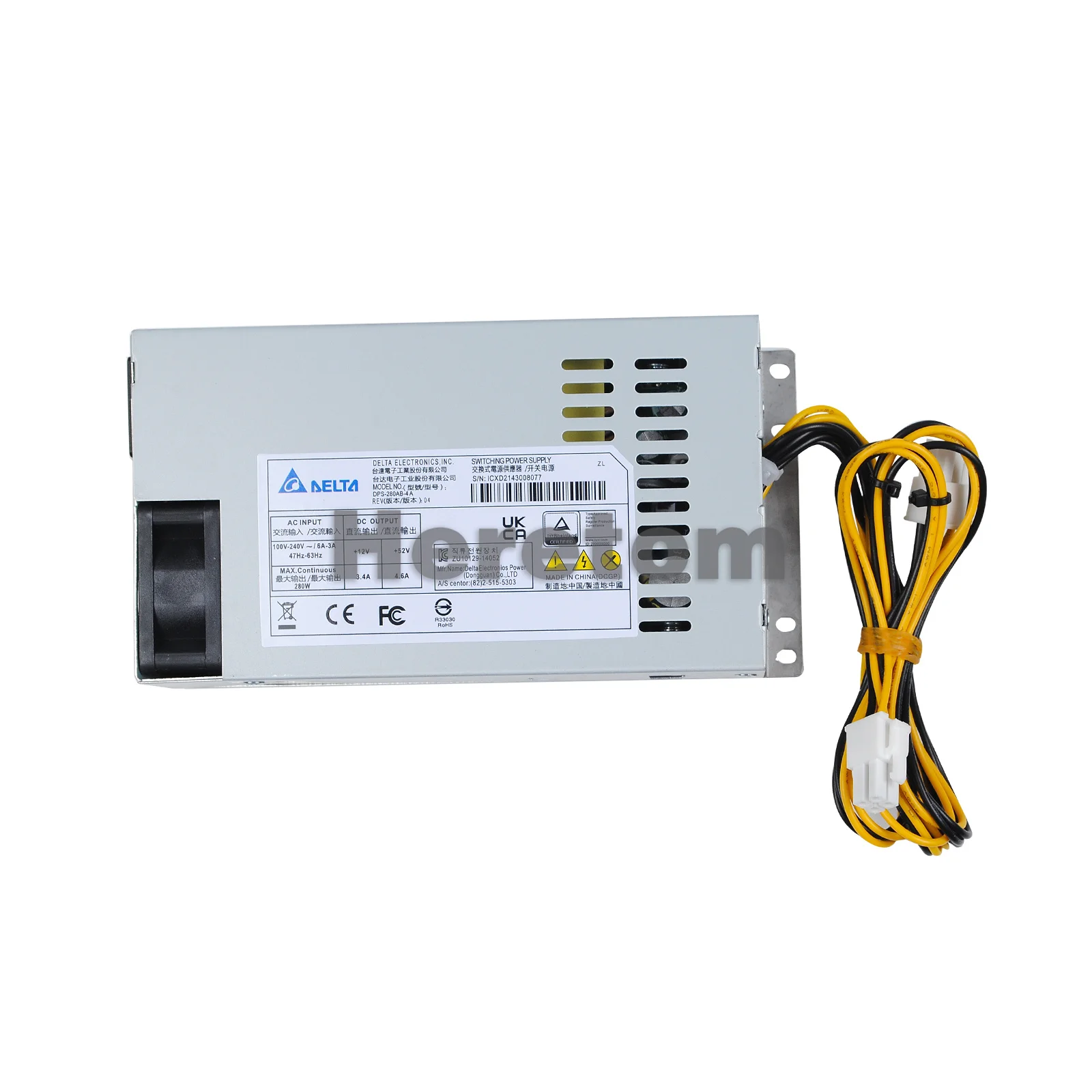 NEW Delta Switch Power Supply NVR DVR DPS-280AB-4A PoE Power for HIK VISION NVR 16 PoE