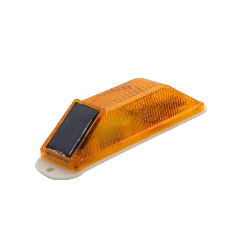 Car Solar Strobe Warning LED Lamp Chip Control Bridge Rechargeable Night Driving Traffic Safety Caution Light Auto Accessories