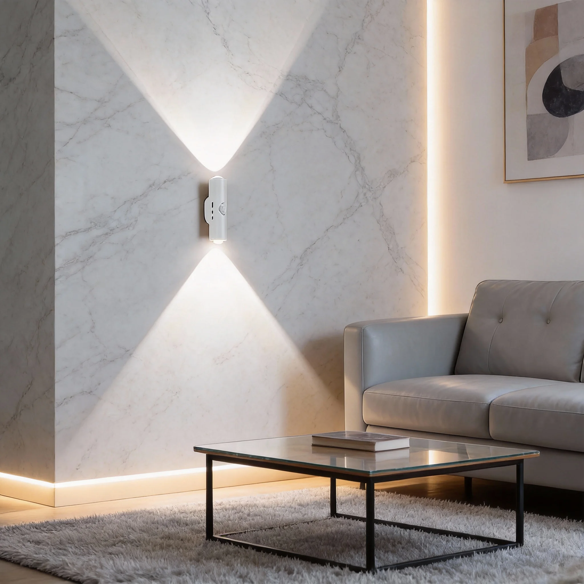 Double Head 3CCT LED Night Light with Motion Sensor Rechargeable Magnetic Wall Lamp for Cabinet Hallway Stair Mood Ambient Light