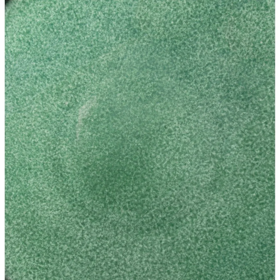 Prato de jantar empilhável de grés verde Parker