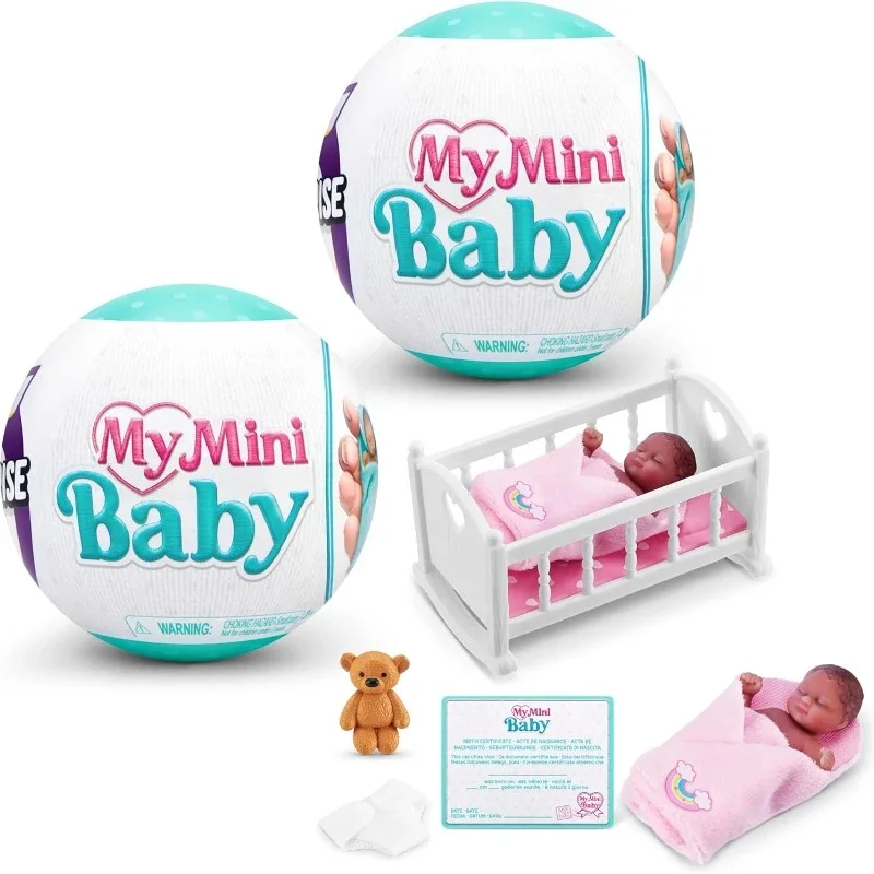 Nieuwe Verrassing Pop Zuru 5 Verrassing 77548 Serie 1 Mijn Mini Baby Vakantie Cadeau Voor Kinderen