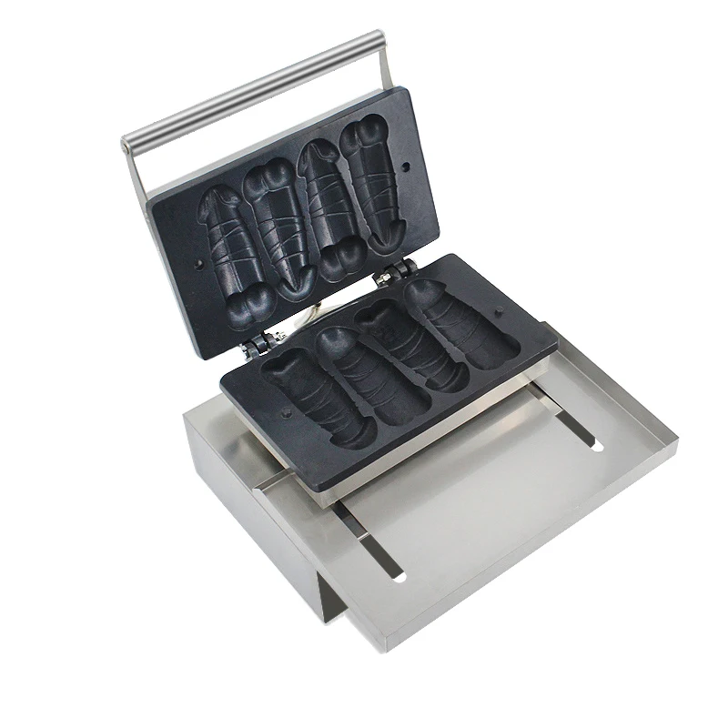 Ce aprovado comercial não vara pênis waffle maker cachorro quente salsicha forma pênis máquina de waffle vara lolly máquina waffle