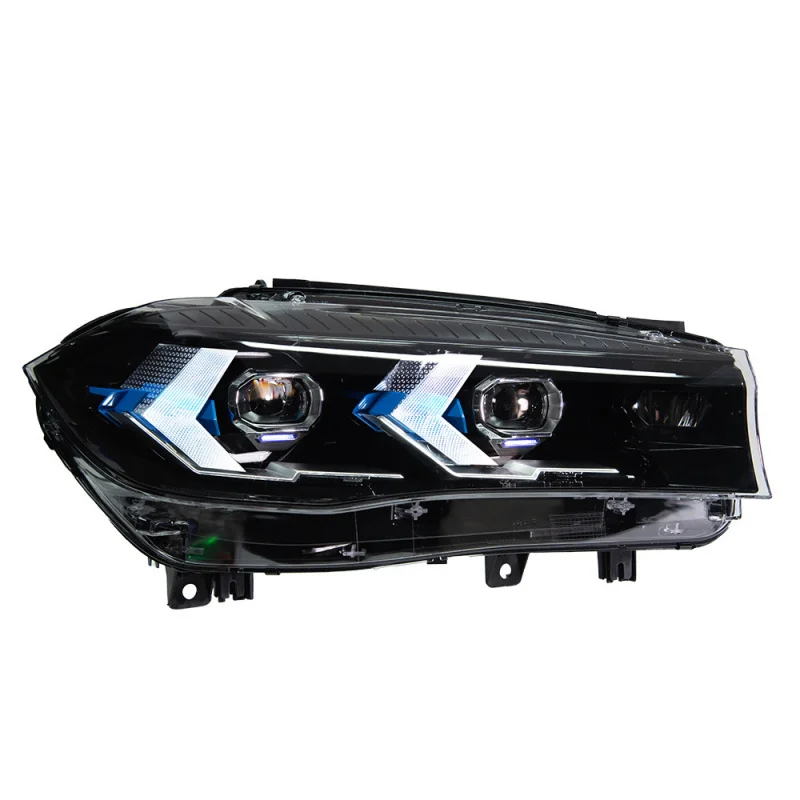 Suitable for 14-18 BMW X5 F15 Headlight Assembly LED Flowing Daytime Running Lights Modified G05 Arrow