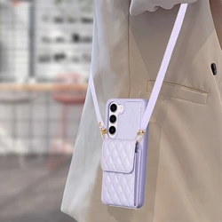 New Style Wallet Small Fragrant Wind Organ Card Bag Leather Case For Samsung Galaxy A12 A13 A14 A34 A52 A53 A54 S23 Ultra S22 Pl