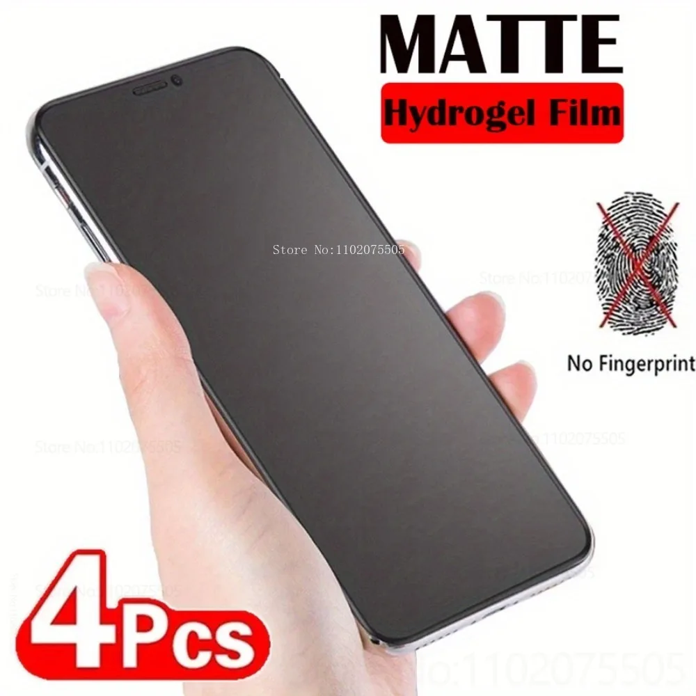 

4 шт. матовая гидрогелевая пленка для Infinix Hot 60 ProPlus 60i Защитная пленка для экрана Hot 50 ProPlus 30i 30 Play 40 Pro с защитой от отпечатков пальцев