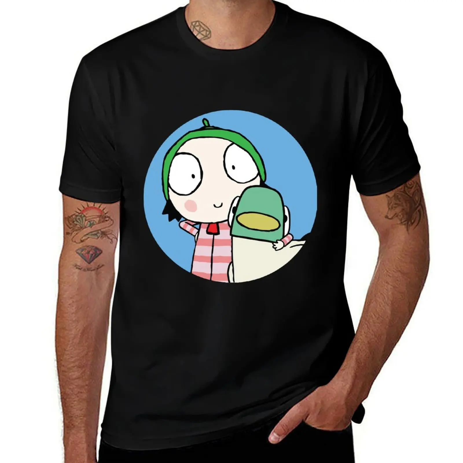 Sarah and Duck T-Shirt man t shirt luxury man t shirt designer
