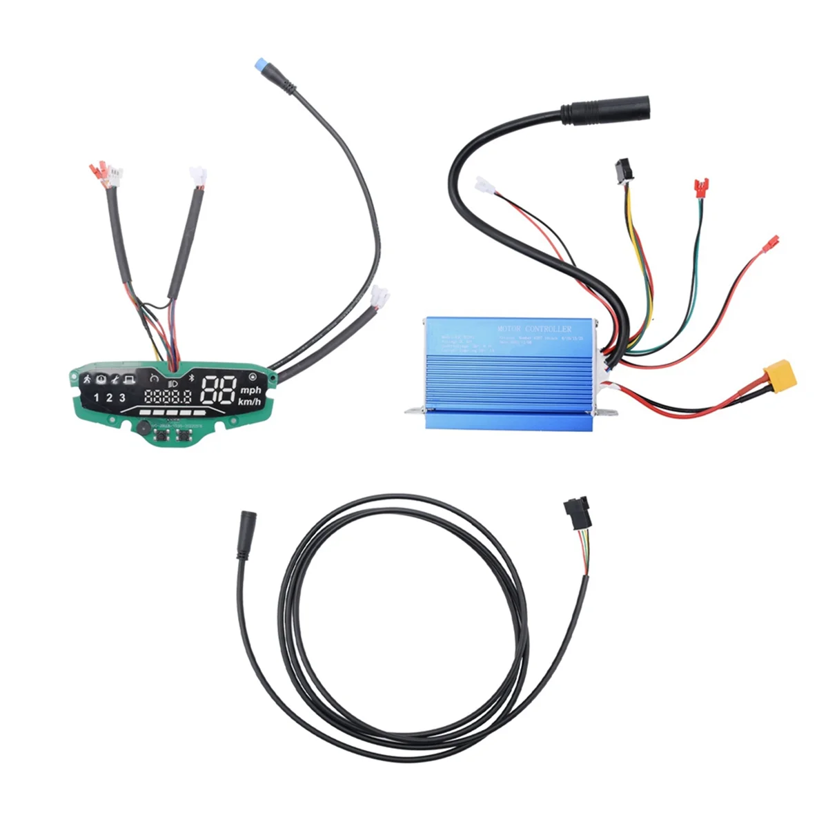 48V 18A Electric Scooter Controller Kit, Metal Case, Stable Speed Control, Clear Display for SmartGyr Electric Scooter