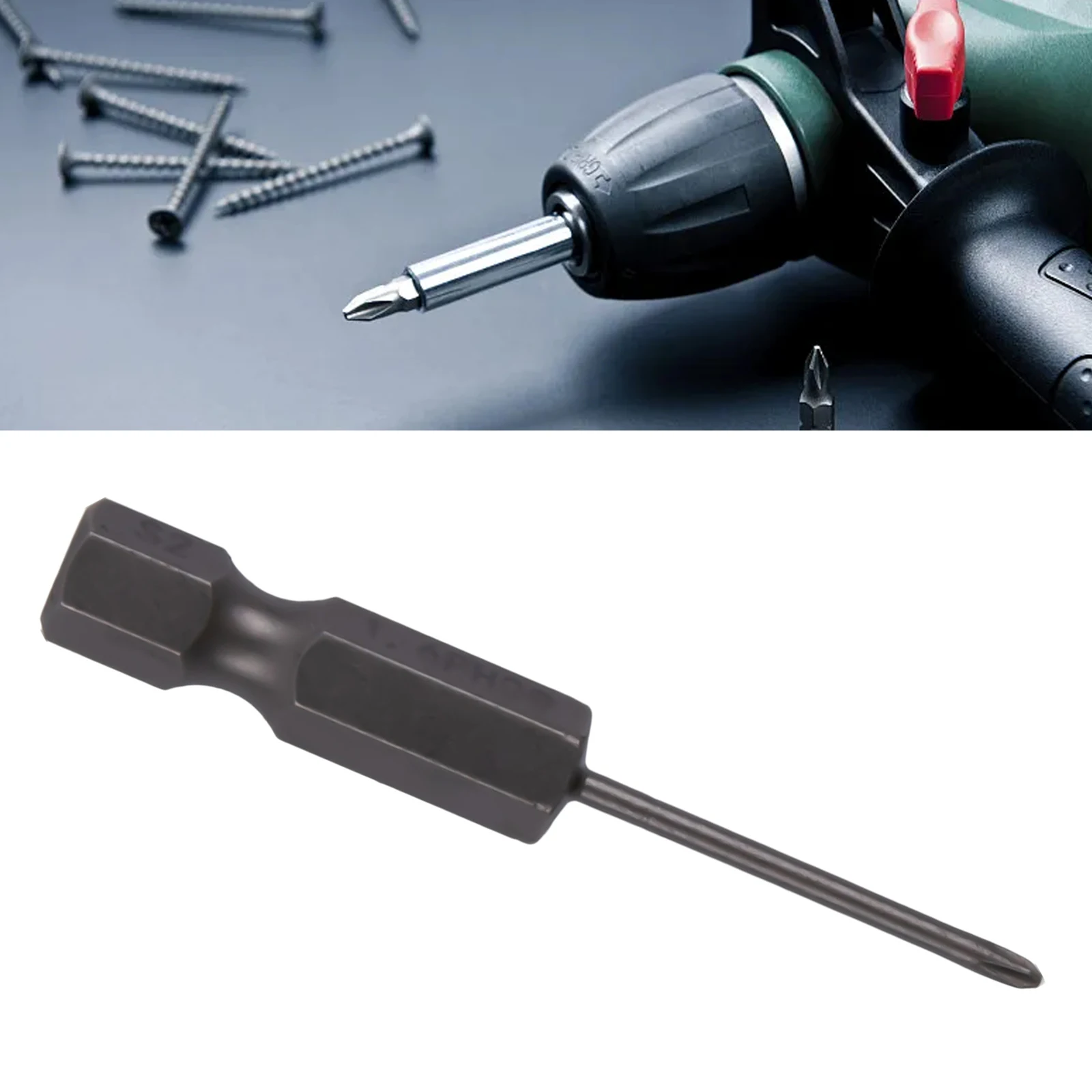 Workshop Equipment Screw Driver Bit House 50mm Length Alloy Steel Gold Magnetic Storage Box 1.6/2.0/2.5/3.0/4.0/5.0mm