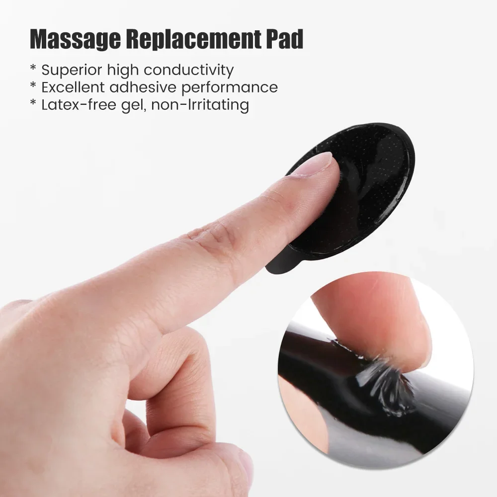 40/50/100 Uds almohadilla saludable electrodos almohadillas de masaje para dispositivo de acupuntura Digital Tens masajeador corporal máquina de masaje EMS