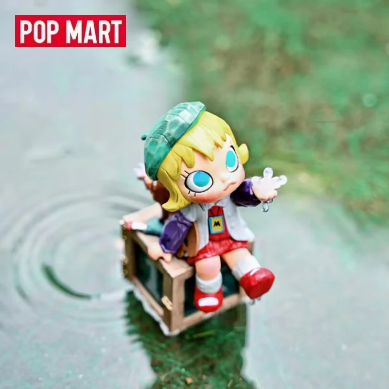 POPMART Molly Jubiläumsfiguren Klassische Retro 2 Serie Trendige Blindbox-Spielzeuge Mystery Box Kawaii Überraschungstüten-Actionfiguren