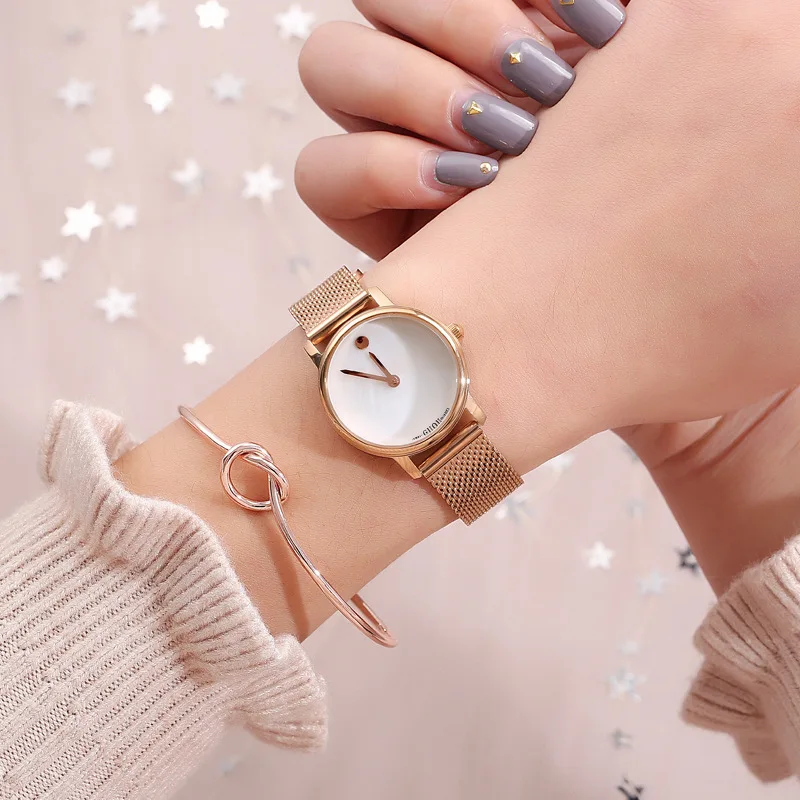 New Simple Men'S And Women'S Couple Watches, A Pair Of Matching Watches In Korean Style, Fashionable Quartz Wristwatches.