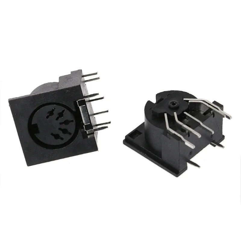 

10 шт./компл. DIN5 5-контактный гнездовой разъем для монтажа на панели DS-5-01 для MIDI