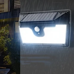 218 LED Body Sensing Solar Light Waterproof Outdoor Wall Light Garden Street Landscape Spotlight Wall Solar Flood Light