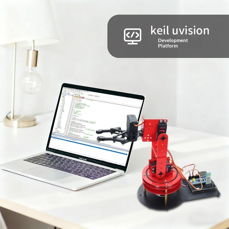 Industrial Robotic Arm Gesture And APP Dual Control Aluminum Alloy Body 13KG Strong Load For Maker Competitions programmable rob
