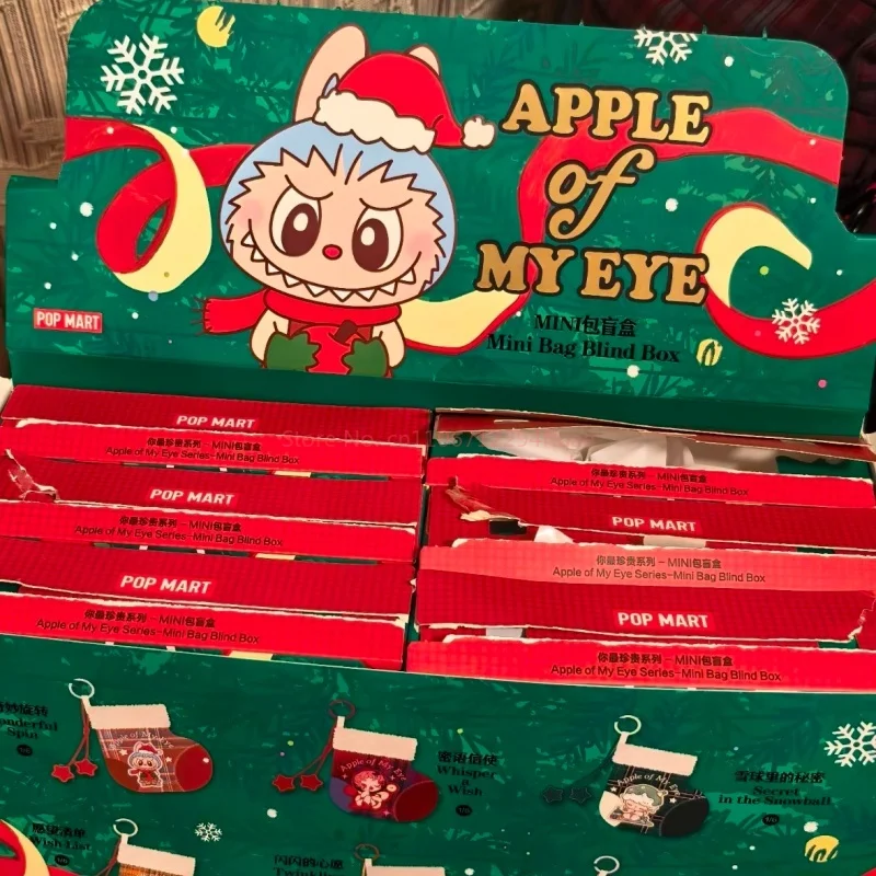 Em estoque popmart apple of my eye série mini saco caixa cega bonito decoração periférica caixa misteriosa surpresa presente de natal