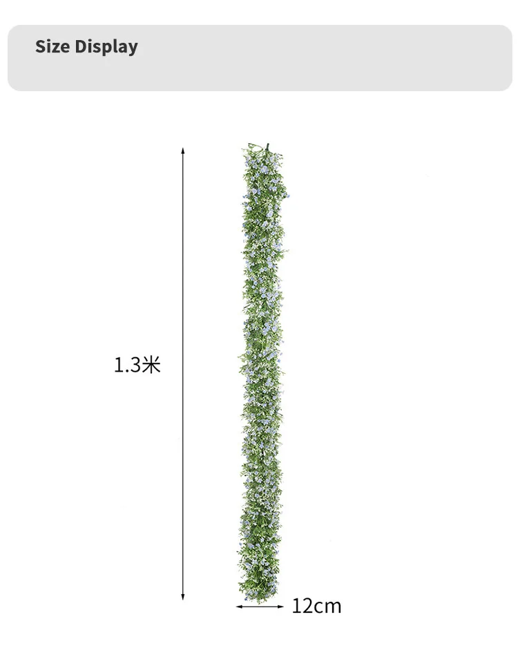 1 PCS 130cm High Quality Artificial Gypsophila Babysbreath Flower Vine Home Decor Wedding Room Garden Decoration Gift F965