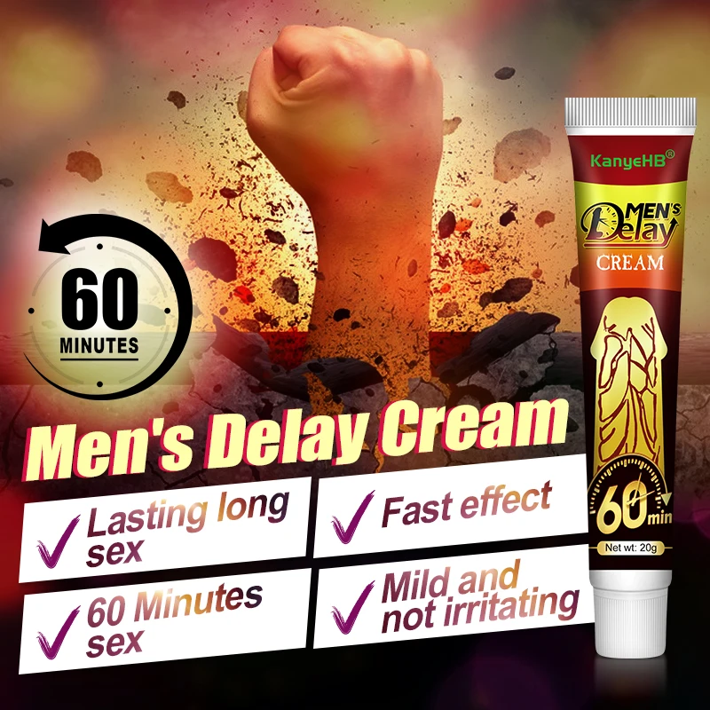 2Pcs Sex Delay Cream Effective Reduce Sensitivity Men Anti Premature Ejaculation Lasting Long 60 Minutes Penis Erection A1765