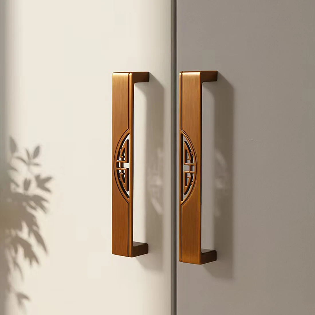 Chinese Drawer Cabinet Handles Furniture Kitchen Handles for Cabinet Knob Door Drawer Furniture Kitchen Gold Simplicity Hardware