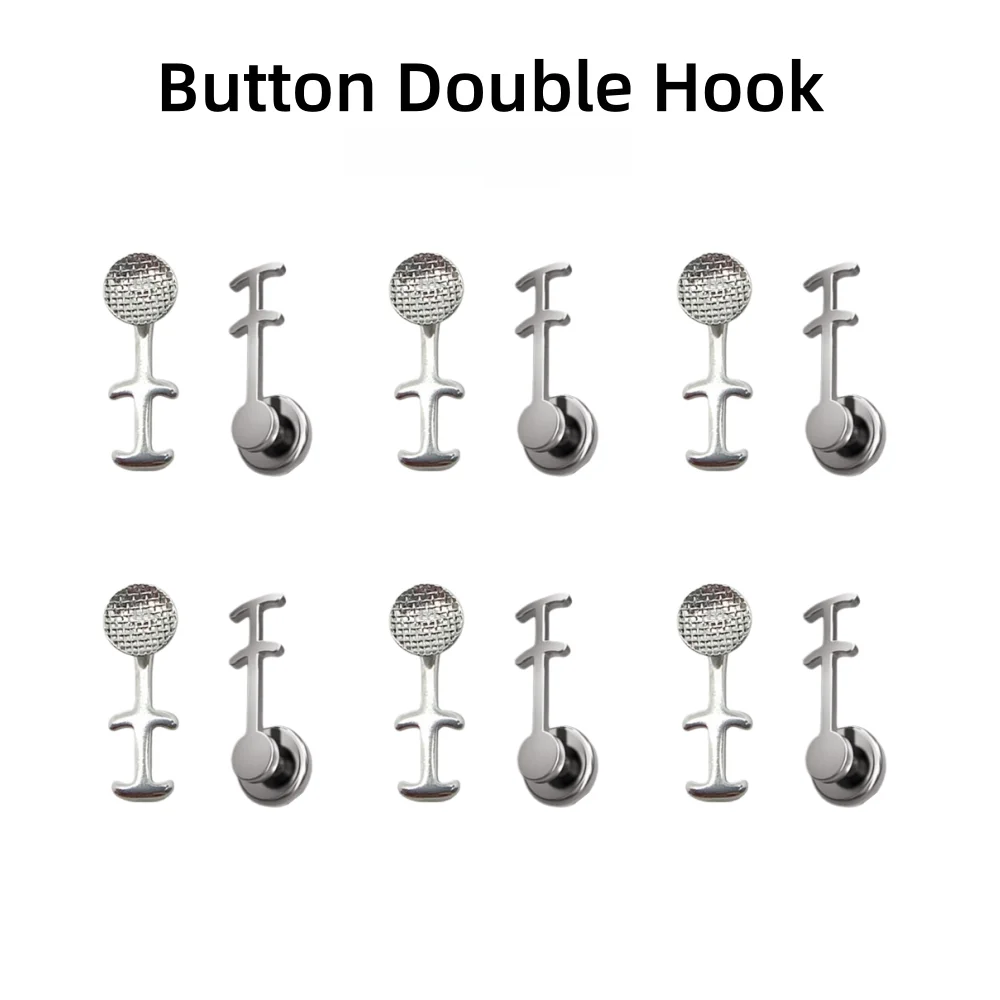 200/100PCS Dental Orthodontic Crimpable Multi Hook Bondable Dental Lingual Button Arms Traction Hooks Dentistry Brace Archwire