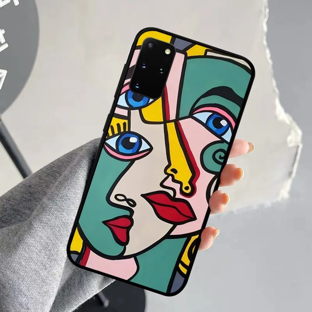 Picasso Abstract Art Painting Phone Case For Samsung S 9 10 20 21 22 23 30 23 24 plus lite Ultra FE S10lite Fundas