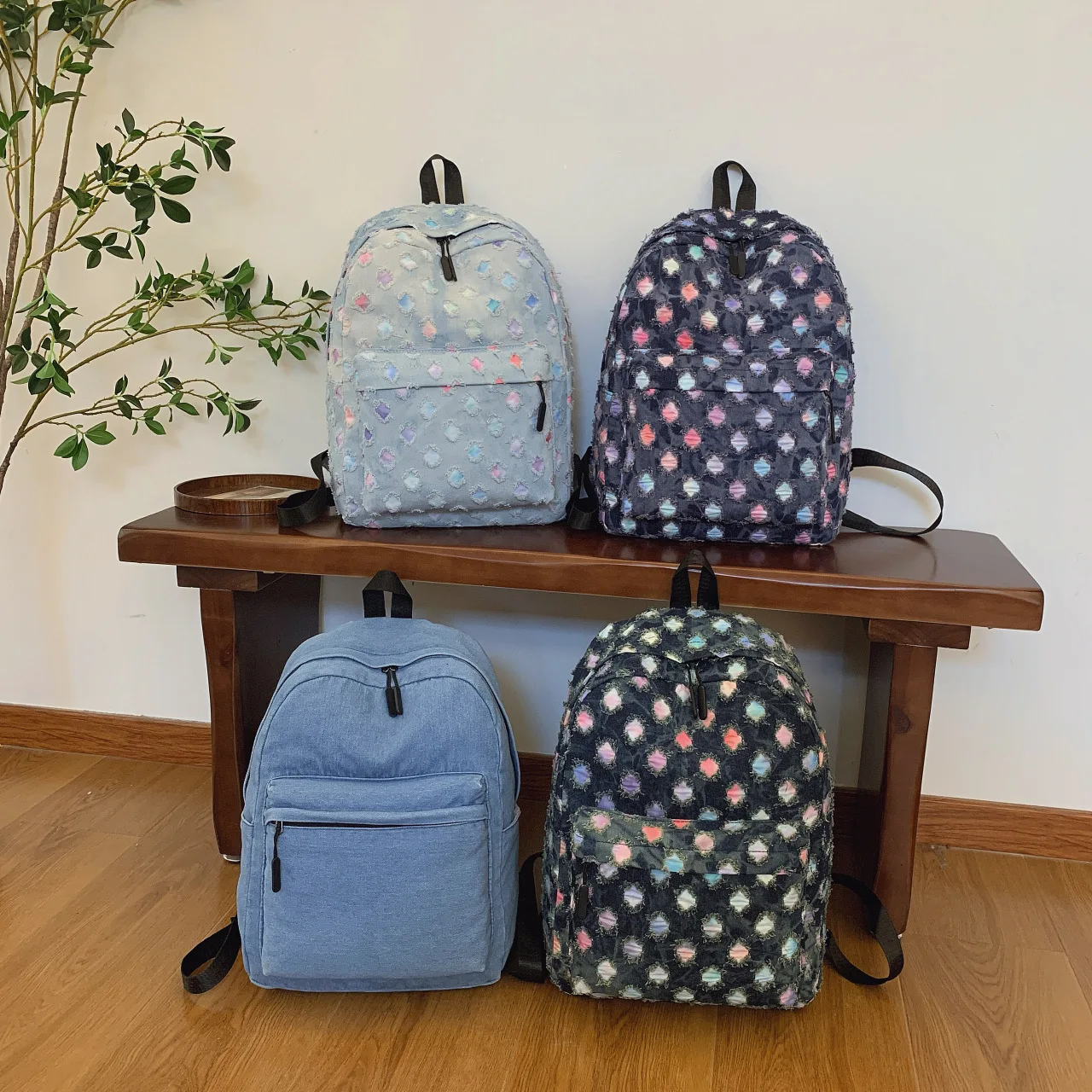 

2025 Trendy Backpack for Girls - Large Capacity College Rucksack, Korean Style Cute School Bag with Laptop Compartment