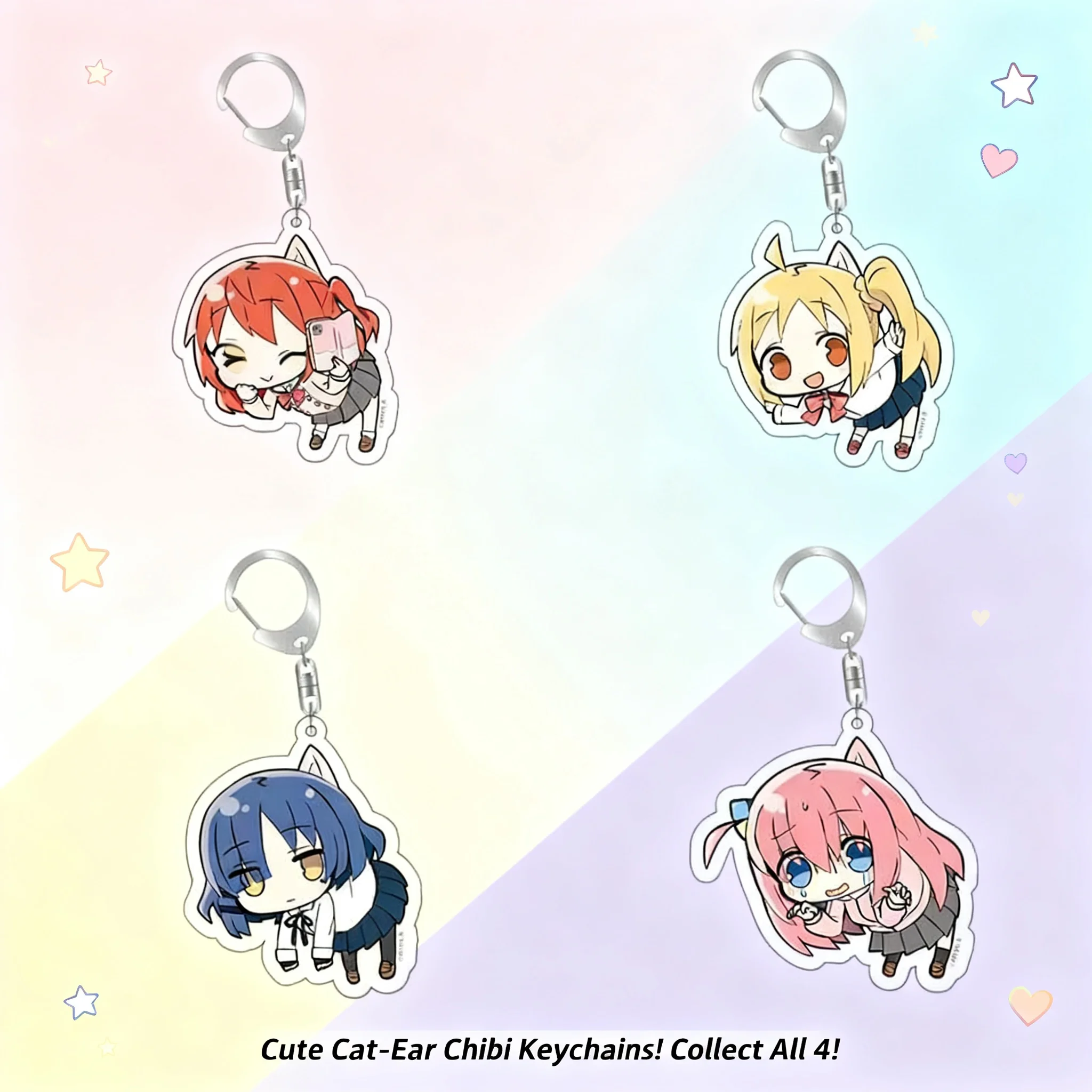 

Lonely Rock Keychain Goto Yamada Liang Acrylic Keychain Anime Secondary Dimension Accessories Layered Design