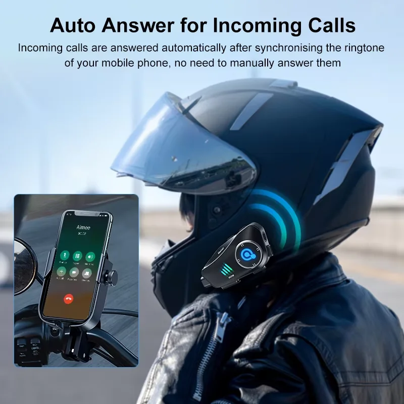 Motorcycle Helmets Camera Bluetooth Headsets 1080P HD Outdoor Action Camera Mini Camera Sport DV Video Recorder Moto Headphone