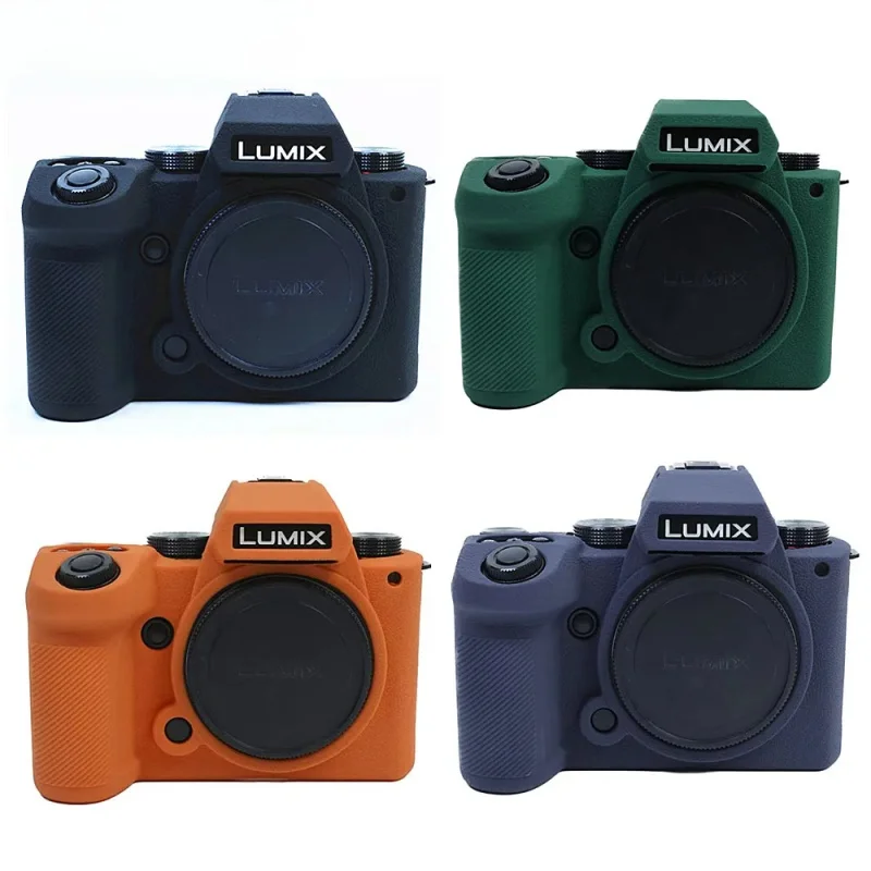 Dla LUMIX S5 II IIx S5II S5IIx Silikonowy pokrowiec ochronny na aparat Torba na aparat Antypoślizgowa konstrukcja teksturowana