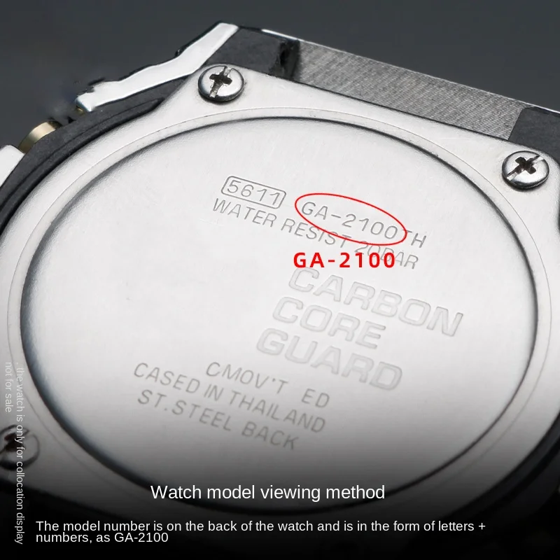 GA2100 Waterproof Ring For Casio G-Shock GA-2100 GA-B2100 GM-2100 Front/Rear Cover Sealing Ring Gaskets Inner Ring Accessories
