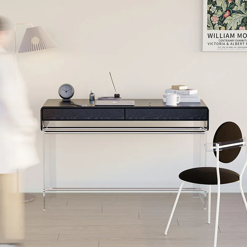 

Твердые туалетные столики для макияжа в стиле ретро, деревянные туалетные столики для спальни, минималистичные туалетные столики для дома, платье безопасности, ZY40SZT