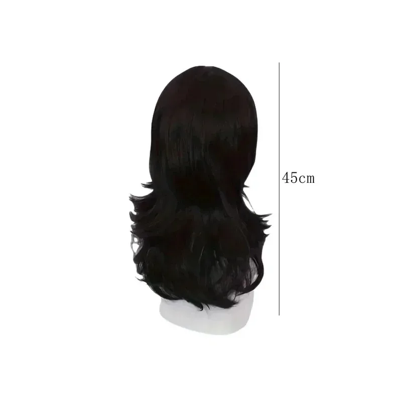 

Candy 2025Anime My Hero Academia Aizawa Shota Cospaly Wigs Black Long Wavy Heat Resistant Synthetic Hair Props