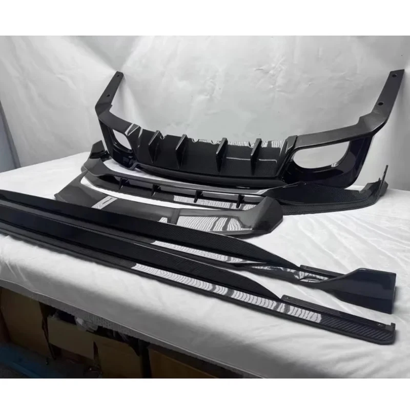 

Carbon Fiber Modified Body Kit, Front Shovel Rear Lip Rear Spoiler Side Skirt Tail Wing Exterior Parts