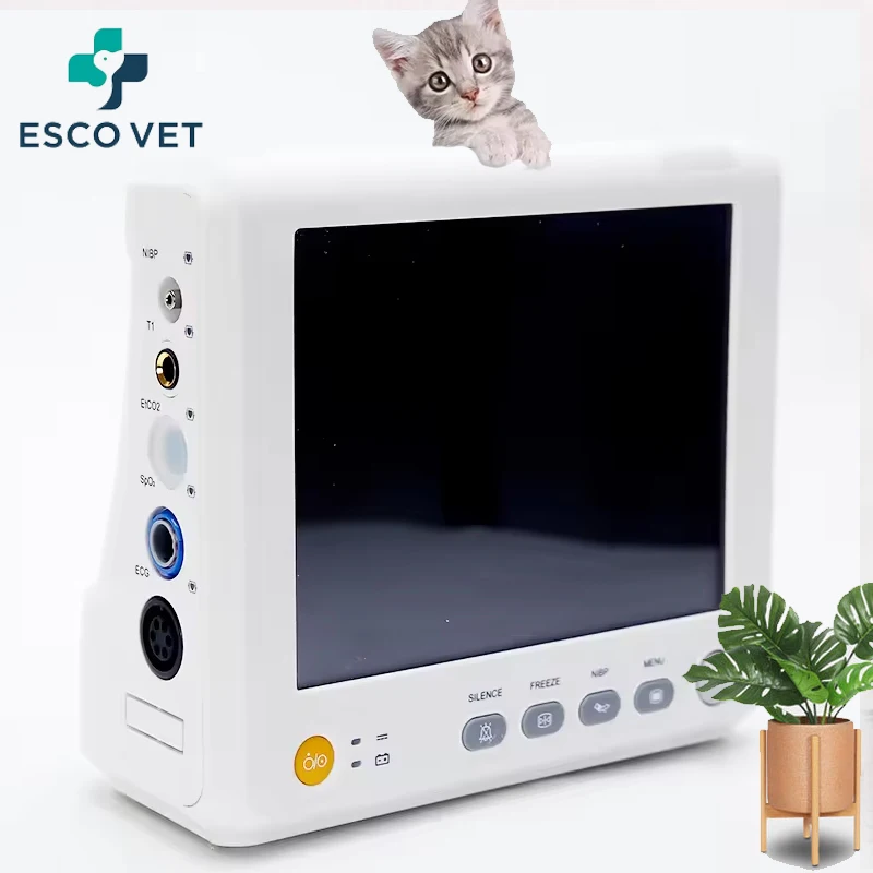 High Quality Veterinary Equipment Accommodate A Variety of Species Portable Multiparameters Monitor- Vet Hospital Device